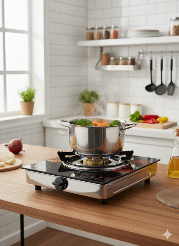 LG Single Burner Auto Ignition Whirlwind Burner Low GAS Usage - Image 2