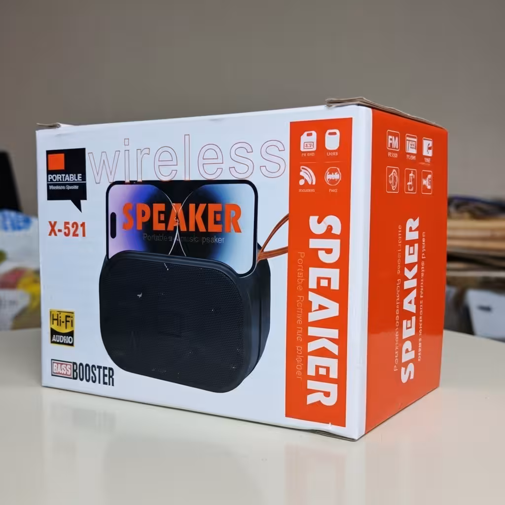X-521 portable wireless speaker.