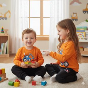 Kids Sweatshirt and Trouser Set