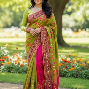 Premium Dhupiyan Silk Sharee