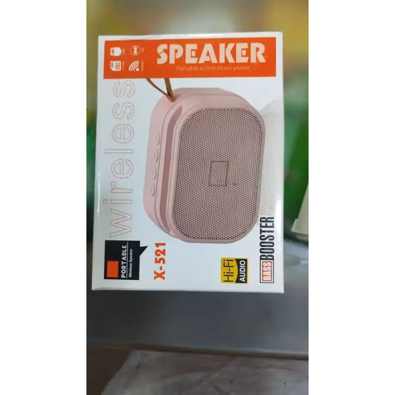 X-521 Portable Wireless Speaker – Powerful Sound, Stylish Design & Long Battery Life