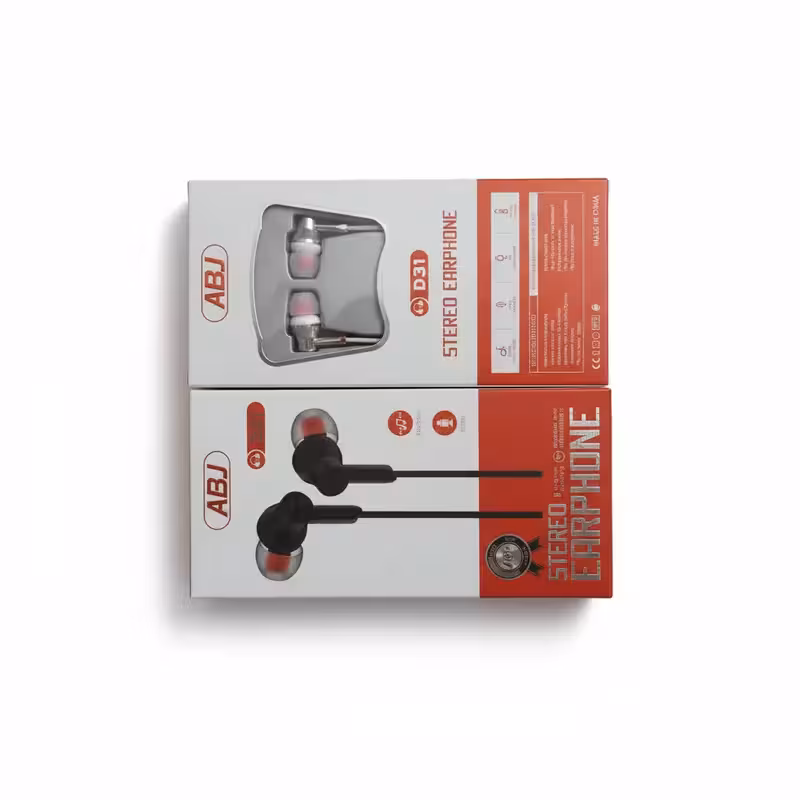 ABJ D31 Stereo Earphone | Clear HD Sound & Deep Bass