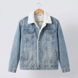 Denim Sherpa Lined Jacket