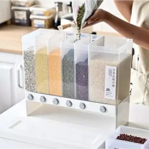 6-in-1 Wall Mounted Food Storage Box for Kitchen3