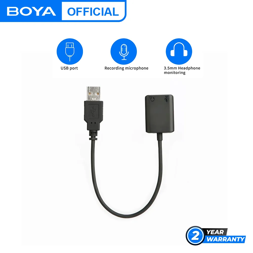 BOYA BY-EA2L USB Sound Adapter