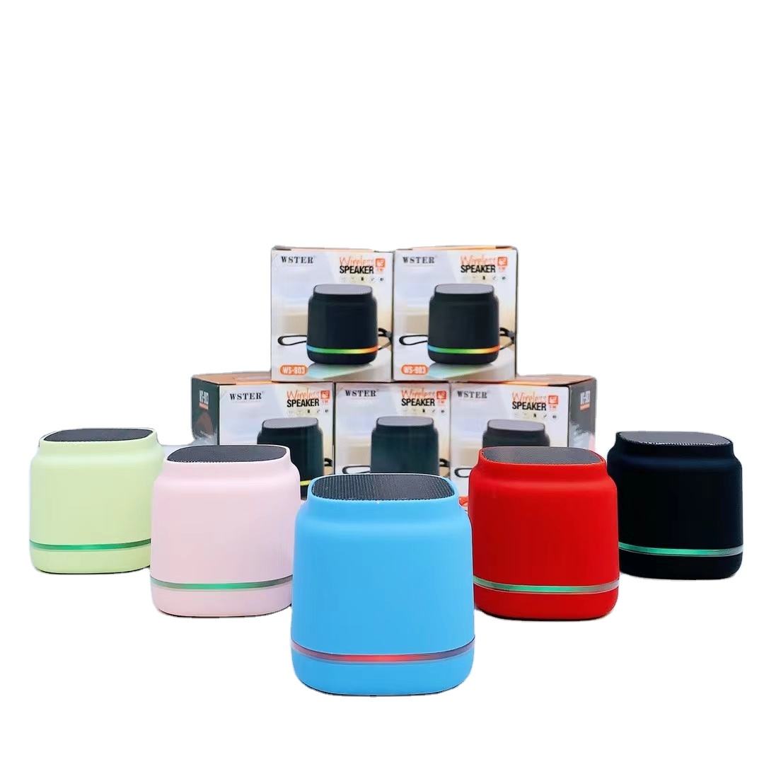 WSTER WS-903 Colorful Lighting Mini Wireless Speaker - Image 2