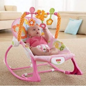 Baby Rocker with Musical Toy Bar & Vibrations