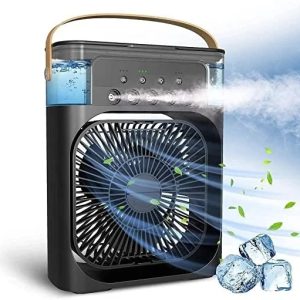 2Air Cooling USB Fan with LED Night Light Water Fan