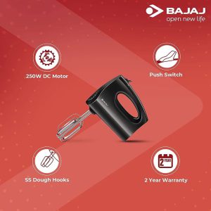 Bajaj Powerful 250W Hand Mixer - HM-011