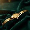 Gold super Ladies Watch Water Resistant (3 year Colour Guarantee)