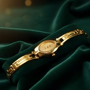 Gold super Ladies Watch Water Resistant (3 year Colour Guarantee)