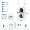 New V380 Mini Indoor PTZ Dual Lens Camera 4MP HD Smart Home WiFi Security for Baby Monitor Indoor Network Dual Lens Camera2
