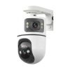 Smart v-380, Q9 home wi-fi color camera 2 lens 3 view , application 1080p endor wireless camera