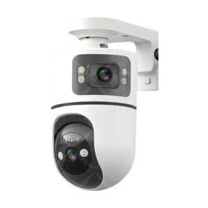 Smart v-380, Q9 home wi-fi color camera 2 lens 3 view , application 1080p endor wireless camera