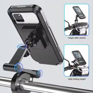 Waterproof 360° Rotation Motorcycle Bicycle Handlebar Mount Phone Bracket Holder