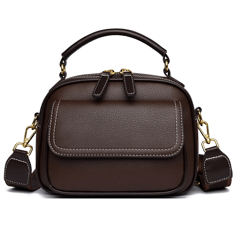 Handbag soft small Shoulder Pu Leather Tote Hand Bags for Ladies - Image 3