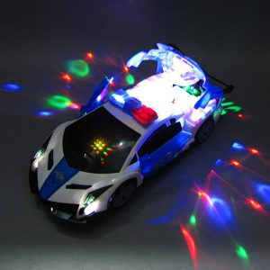 Police Car Flashing LED Light Music Sound Electric Toy2