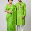 Elegant Sharee Panjabi Couple Dress Set – Trendy Couple Collection