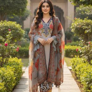 Digital Print Three Piece