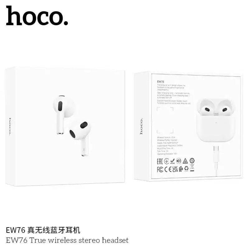 HOCO EW76 Wireless Bluetooth Earbuds – Crystal Clear Sound | Touch Control | Long Battery - Image 2