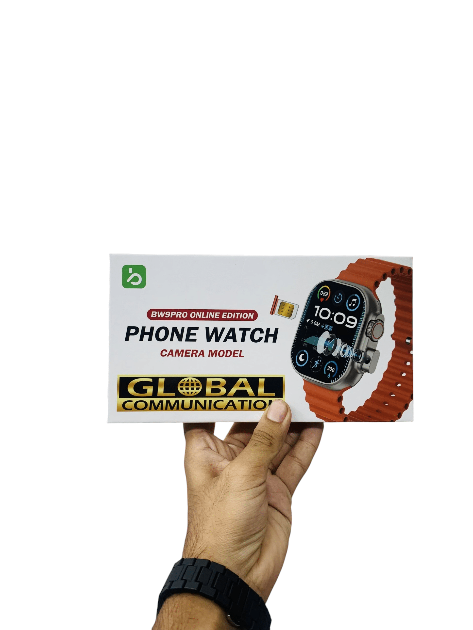 BW9 Pro Phone Watch with SIM Support | Camera Model | Smart Calling Watch | Premium Design