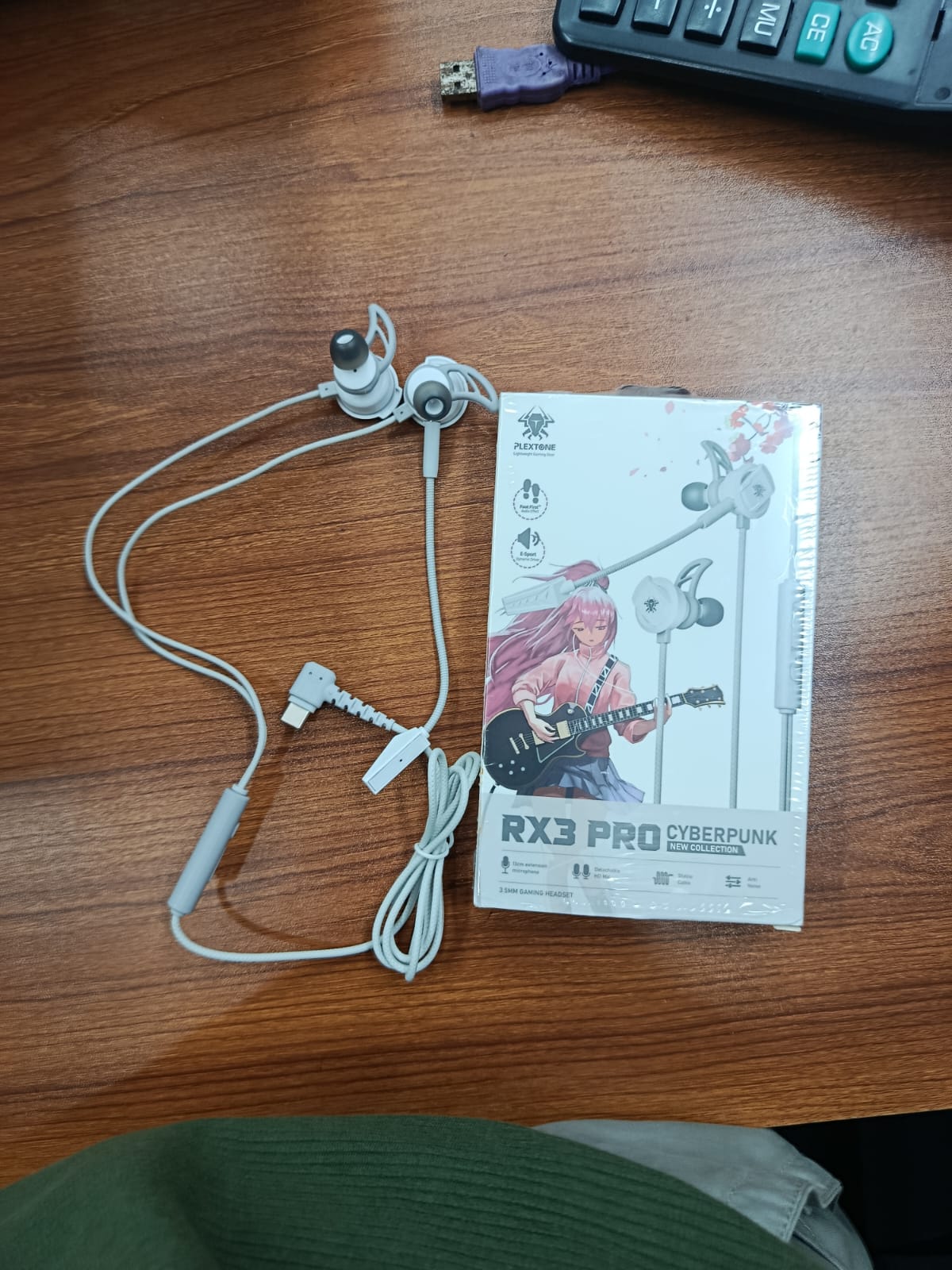 Plextone RX3 Pro Type-C Gaming Earphone – Dual Mic | ENC Noise Reduction | HD Sound | PUBG/Free Fire Ready - Image 2