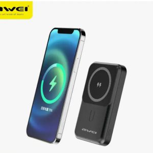 Awei P139K 10000mAh Magnetic Wireless Power Bank 🔋 | 15W Wireless & 22.5W Fast Charging