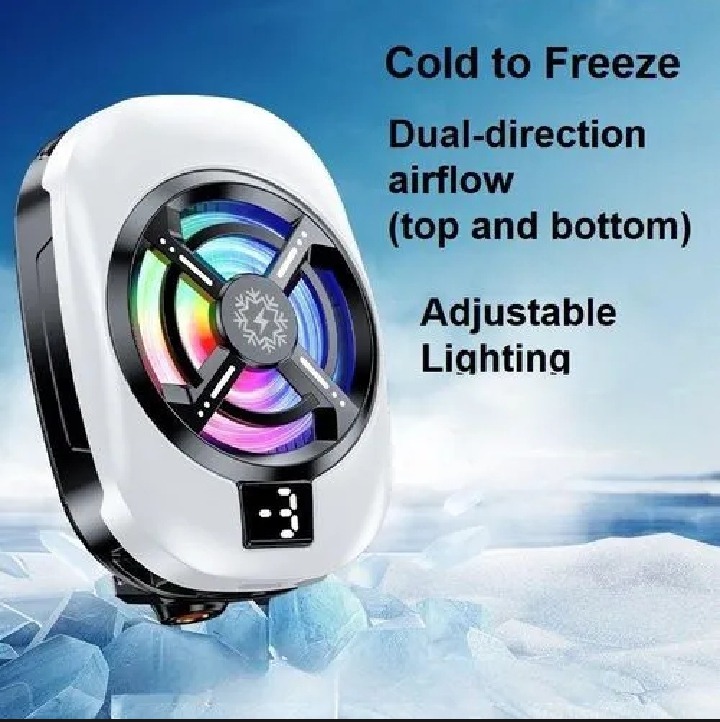 HK-1 Pro Mobile Cooling Fan | RGB Gaming Cooler ❄️🎮 - Image 4