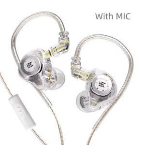 Premium Transparent Wired Earphone With Mic 🎧✨