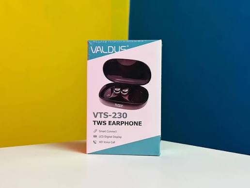 VALDUS VTS230 TWS Bluetooth Earbuds | 8H Playtime | Ear Hook Design | Deep Bass Wireless Headphone - Image 3