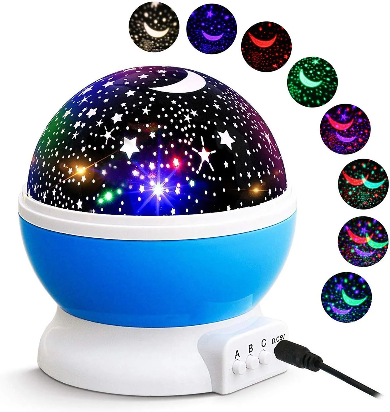 Star Master Dream Rotating Projection Lamp – Color Depends on Availability - Image 2