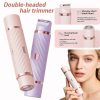 2-in-1 Women’s Electric Trimmer & Shaver – USB Rechargeable