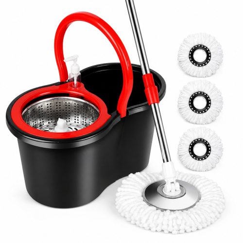 360° Auto Spin Mop with Bucket – Cotton Floor Cleaning Mop