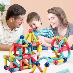 36Pcs Magnetic Building Blocks Set – Montessori Educational Construction Toy for Kids