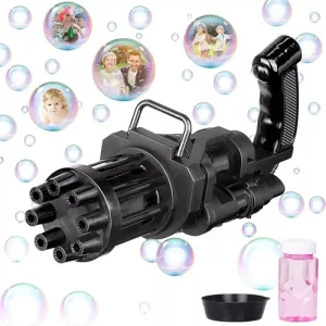 8-Hole Automatic Bubble Blaster – Electric Bubble Maker Toy for Kids