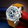 AMST 3068 Men’s Luxury Chronograph Watch – Leather Strap & Quartz Movement