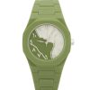 Arabic Dial Marble Finish Ladies Watch with Butterfly Lock