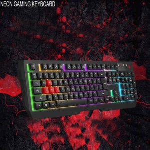 Bloody S510N Pudding Neon Gaming Keyboard – 1000Hz & 1ms Response