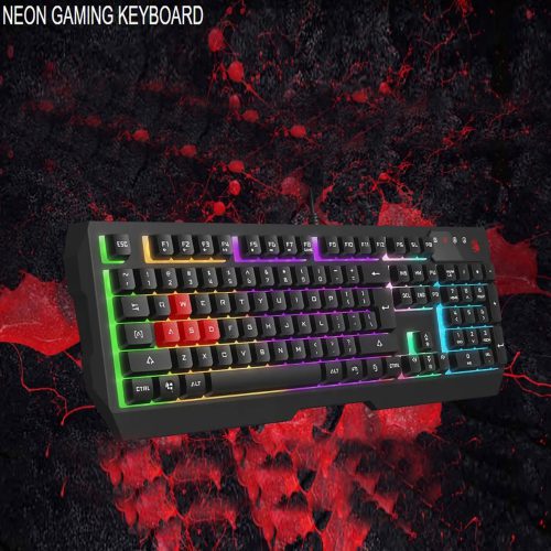 Bloody S510N Pudding Neon Gaming Keyboard – 1000Hz & 1ms Response