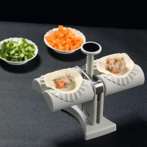 Double Head Automatic Dumpling Maker – Dual-Head Momo & Ravioli Making Machine