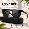 Double poly Black Sunglasses for Men & Women