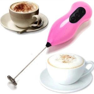 Electric Milk Frother & Coffee Foam Maker – Multicolor