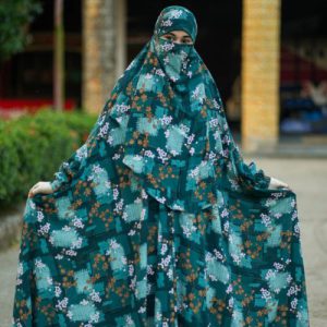 Elegant Long Palazzo Khimar Set for Women