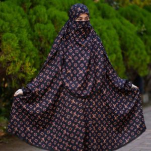Elegant Palazzo long Khimar Set
