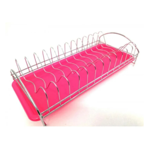 Binca Multi-Purpose Steel Dish Rack with Removable Tray & Utensil Holder