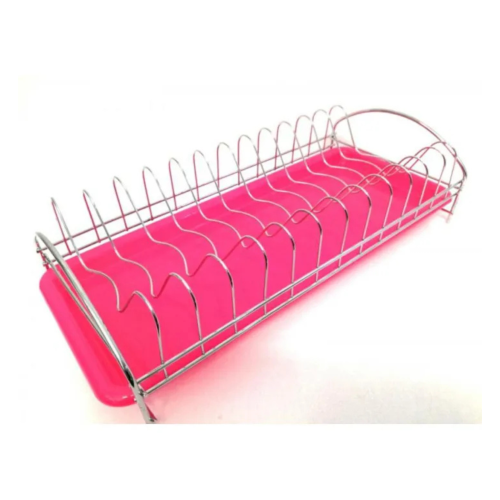 Binca Multi-Purpose Steel Dish Rack with Removable Tray & Utensil Holder