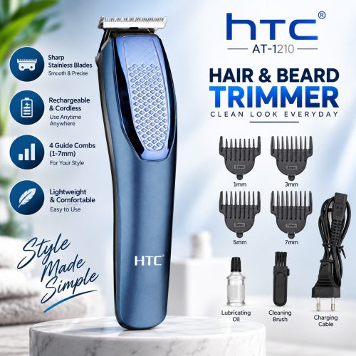 HTC AT-1210 Rechargeable Beard & Hair Trimmer – 45 Min Runtime Select 90 more words to run Humanizer.