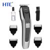 HTC AT-538 Rechargeable Hair & Beard Trimmer – 4 Guide Combs