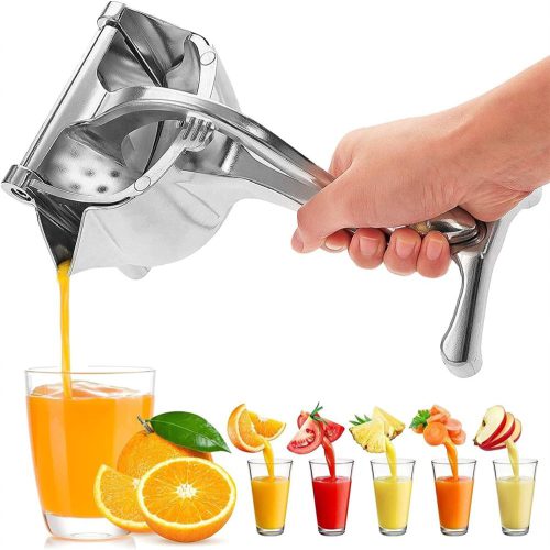 Heavy-Duty Manual Fruit Juicer – Aluminium Steel Handheld Press