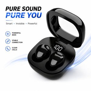 HnB Y19 Mini TWS Earbuds – Invisible Wireless Earbuds with LED Display